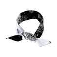 thumbnail image 3 of IYYVV Soft Bandanas for Men and Women Paisley Pattern Handkerchiefs Headband Head Scarf 19x19 Inch Dark Gray, 3 of 4