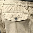 thumbnail image 5 of cllios Cargo Shorts for Men with Multi Pockets Casual Work Shorts Utility Athletic Shorts Fathers Day Gifts Khaki,XL, 5 of 7