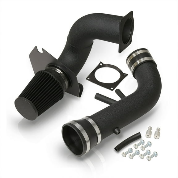 AJP Distributors Cold Air Intake CAI Induction Piping System Black   Filter Compatible/Replacement For Ford Mustang GT 4.6L V8 1996 1997 1998 1999 2000 2001 2002 2003 2004 96 97 98 99 00 01 02 03 04