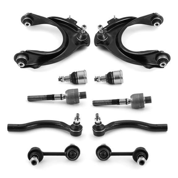 Metrix Premium Chassis Parts - 10 PC Front End Suspension Kit Fits 2004-2008 Acura TSX, 2003-2007 Honda Accord, Replacement Ball Joints, Tie Rod Ends, Sway Bar Links, Control Arms, Made in Europe