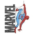 thumbnail image 2 of Men's Marvel Spider-Man Fuzzy Logo Web Pull Over Hoodie, 2 of 4