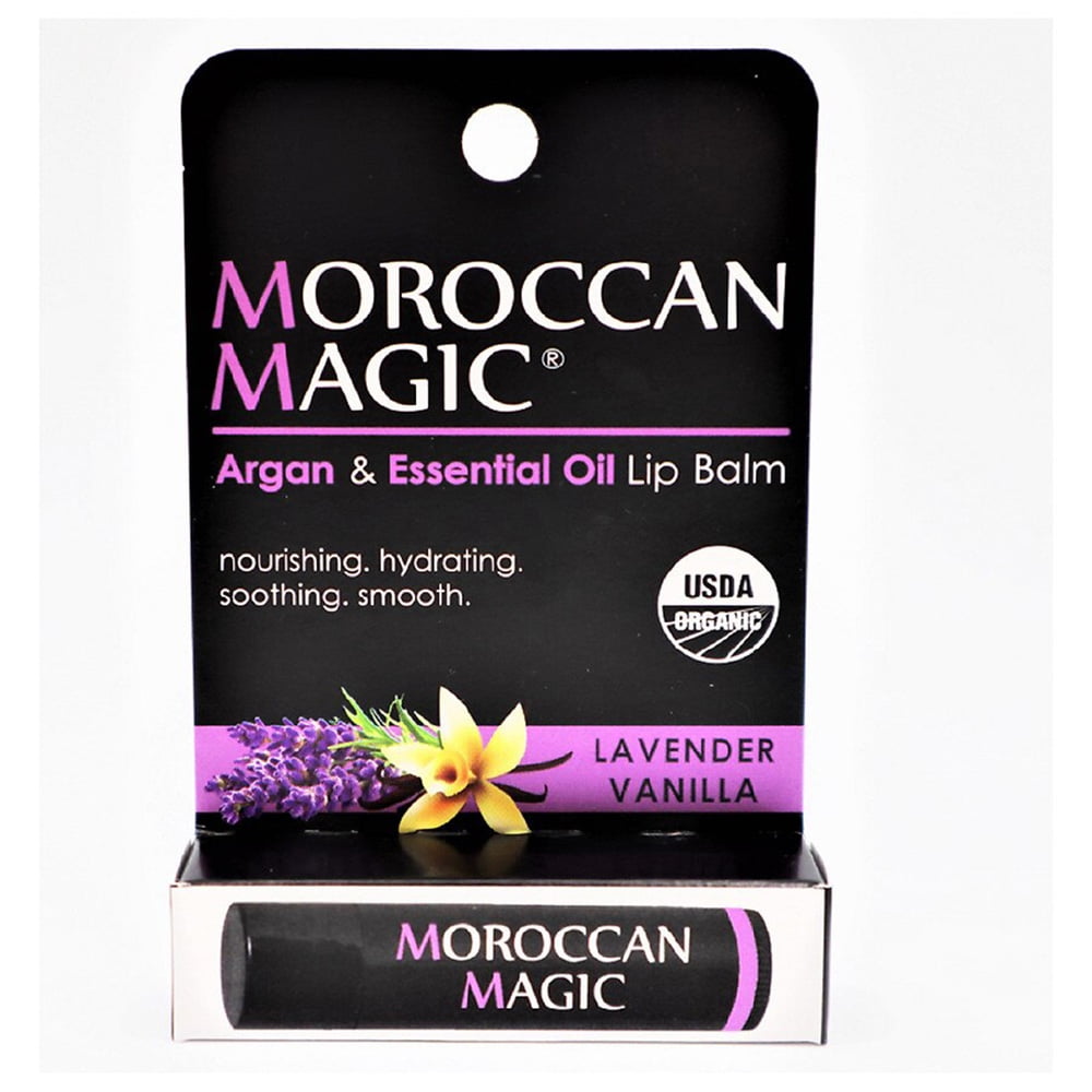 Moroccan Magic Organic Argan & Essential Oil Lip Balm, For Silky Smooth