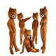 thumbnail image 5 of Conjunto de ropa de mascota de dibujos animados de oso de peluche marrón, ropa de muñeca, 5 of 5