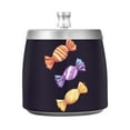 thumbnail image 7 of Yayeee Ashtray with Lid for Cigarette Smokeless Stainless Steel Home Ash Holder, Cartoon Candy, 7 of 7