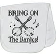 thumbnail image 2 of Inktastic Banjo Music Bluegrass Baby Burp Cloth, 2 of 3