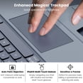 thumbnail image 4 of Funda con teclado Nillkin para iPad Air de 33 cm, iPad Pro de 33 cm, gris, 4 of 8