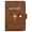 Brown, variant on 1Pc Green Decorative Passport Wallet Cover with Button Flap, Elegant Airplane Pattern Air Ticket Document Clamp for Vacation Cruises