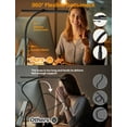 thumbnail image 3 of LED Desk Lamp for Office Home - Eye-Caring Architect Task Lamp 25 Lighting Modes Adjustable Flexible Gooseneck Clamp Light for Workbench Drafting Reading Study (Black), 3 of 5