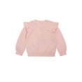 thumbnail image 4 of Wonderluxe Baby Girls' Long Sleeve Sweatshirt and Pant, 3-Piece Set, Sizes 0-3M-24M, 4 of 13