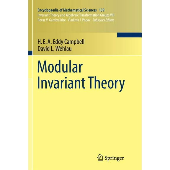 Encyclopaedia of Mathematical Sciences Modular Invariant Theory, Book 139, (Paperback)