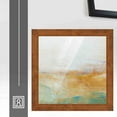 thumbnail image 2 of 19x19 Light Brown Veneer Real Wood Picture Frame Width 1.25 inches | Interior Frame Depth 0.5, 2 of 8
