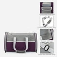 thumbnail image 5 of Tvtnvo Pet Carrier Dog Travel Bag Foldable Portable Breathable with Handheld Design Easy Storage Safe Relaxedable Space for Vet Visits Walks Weekend Trips Outdoors Purple 18.5x10.2x10.2in, 5 of 6