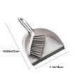 thumbnail image 2 of LNGOOR Mini Dustpan and Brush Set  Nesting Snap-On Design  Portable  Compact Dust Pan and Hand Broom for Cleaning  Daily Cleaning Necessity Plastic Mini Dustpan Set, 2 of 6