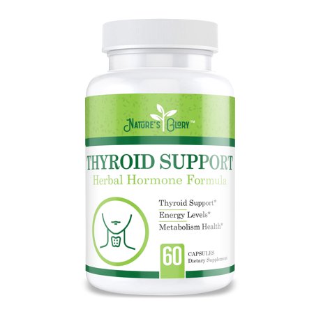 Thyroid Support for Energy and Metabolism Supplement - Improves Energy Level and Blood Flow for Thyroid and Metabolism Health - 60 Capsules