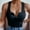 Black, variant on UANWENN Women Open Back -neck Slim-fit Knit Ribbed Solid-color Camisole Vest Active Tops Women Silk Top Women Business Tops Women Top for Women Maternity Clothes Womens plus Size Tops Cam Beaded V