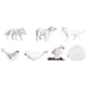 thumbnail image 2 of Modelo de Animal ártico Zulema Figuras de simulación 7 piezas, 2 of 8