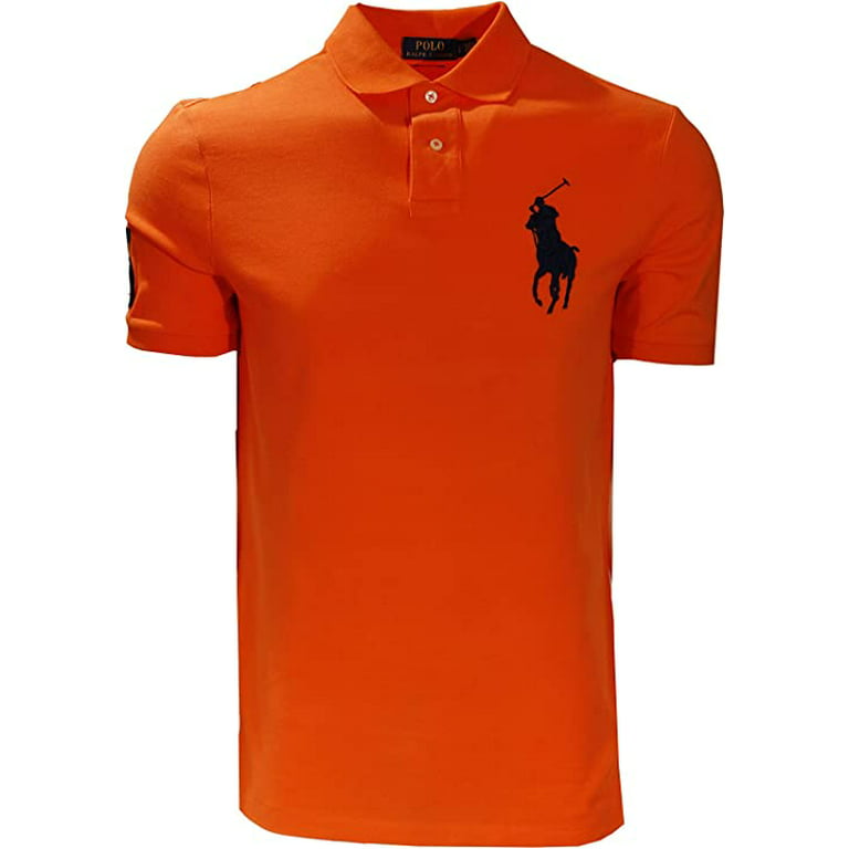 Grit Hick Nieuwsgierigheid Polo Ralph Lauren Mens Classic Polo Shirts Big Pony Orange Size Small -  Walmart.com