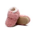 thumbnail image 4 of huajiao Infant Boy Girl Cozy Fleece Booties Baby Fuzzy Sock Shoes Non Slip Soft Warm Slippers Newborn Winter Soft Sole Boots, 4 of 5