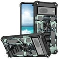 thumbnail image 1 of SaniMore for Google Pixel 7 Case, Rugged PC & Soft TPU CD Magnetic Cover Built-in Car Mount & Multi-View Kickstand Camouflage Military Grade Shockproof Heavy Duty Protective Shell, Mint, 1 of 6