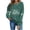 Army Green Sweatshirts Jsaierl, variant on Christmas Sweatshirts Women Funny Letter Graphic Sweatshirt Casual Work Pullover Round Neck Holiday Long Sleeve Tops S-2XL