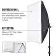 thumbnail image 4 of Andoer-2 Andoer Dual Softbox Lighting Kit with 2 Adjustable Tripods for Studio Photography, 50x70cm Softboxes, 210° Rotation, E27 Socket, No Bulbs Included, 4 of 6