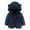 Navy, variant on JIUKE Infant Baby Clothes Winter Fleece Zip up Hoodies Jacket Newborn Boys Girls Thick Warm Ear Outwear Coat