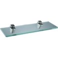 thumbnail image 1 of XVL 14-Inch Bathroom Glass Shelf, Brushed Nickel GS3003ACA, 1 of 8