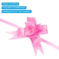thumbnail image 4 of Unique Bargains 8' Pull Bows Gift Wrapping Pull Bow Rose Pattern Baskets Present Bows Knot Ribbon Pink 300 Pcs, 4 of 6