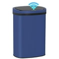 thumbnail image 6 of 13 Gallon Trash Can Automatic Kitchen Garbage Can with Lid Touchless Sensor Waste Bin Slim No Touch Stainless Steel Trash Can for Home, Living Room, Bedroom, Office （Deep Blue）, 6 of 8