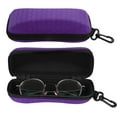 thumbnail image 2 of 1 Pack Sunglasses Case,Water Resistant Safety Glasses Case,Eyeglasses Case for Men and Women,Portable Zipper Protect Case with Clip,Fit for Safety Glasses Safety Goggles 3D Glasses(Z2-Purple), 2 of 7