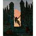 thumbnail image 3 of Marian Wawrzeniecki 20x23 Black Modern Framed Museum Art Print Titled - Holy Entrance to the Slavic Mystery Place (1920), 3 of 5