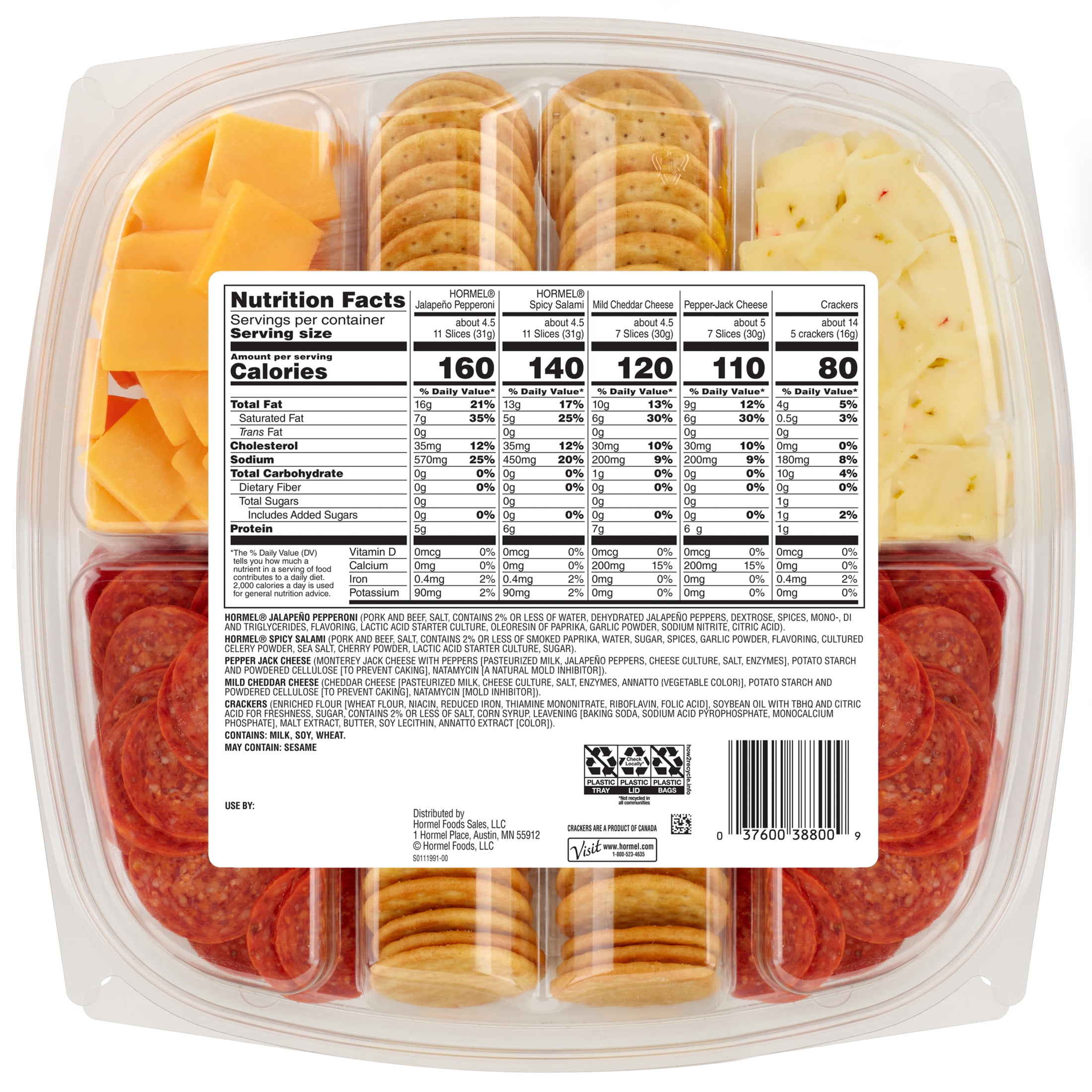 HORMEL GATHERINGS Bold and Spicy Party Tray, 1.75lbs