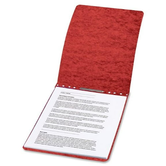 ACCO PRESSTEX Report Cover, Top Bound, Tyvek Reinforced Hinge, 2.75 Inch Centers, 2 Inch Capacity, Letter Size, Red (A7017028)