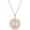 Rose, variant on 14K White Gold Finish Round Cut White Diamond 925 Sterling Silver Celtic Knot Tree Life Pendant Necklace for Women