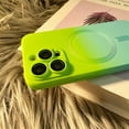 thumbnail image 6 of for iPhone 13 Case Magnetic Gradient Color Slim Silicone Soft Cute Phone Case with Full Camera Protector Shockproof Cover Green Blue, 6 of 9