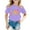 0-Purple3270, variant on Tiijoy Girls Birthday T Shirt Cute Letter Short Sleeved Round Neck T-Shirt, Sizes 1-13