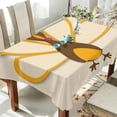 thumbnail image 4 of Coolnut Thanksgiving Turkey Tablecloth, Waterproof Washable Polyester Square Table Cover, Durable Tablecloth for Kitchen Dining Table Party Decor, 60"X 108", 4 of 7
