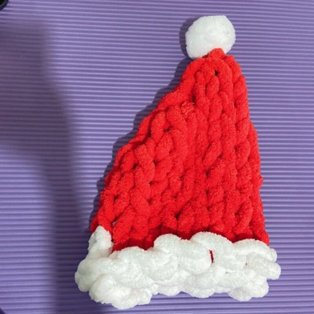 Gorro de Navidad de felpa de Año Nuevo para adultos y niños, decoraciones navideñas para el hogar, Papá Noel, regalos para padres e hijos, gorros cálidos de invierno