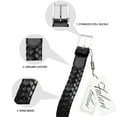 thumbnail image 6 of Falari Black Men's Braided Belt 100% Genuine Leather 35mm Strap 9005, 6 of 7