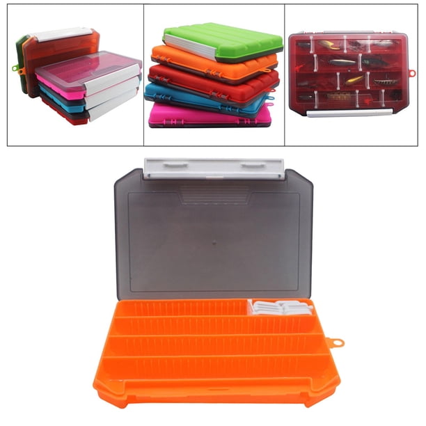 Caja de aparejos Macarena Organizador de tackle Caja de almacenamiento de accesorios impermeable compacta naranja