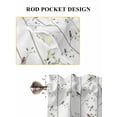 thumbnail image 6 of Sparrow Living Room Curtains 2 Panel, Spring Birds on The Branches Vintage Country Cafe Window Treatment, Farmhouse Bedroom Bathroom Kitchen Curtains Drapes 104"x54", 6 of 6