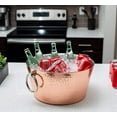 thumbnail image 3 of BirdRock Home Hammered Double Wall Round Beverage Tub - 3 Gallons - Copper, 3 of 7