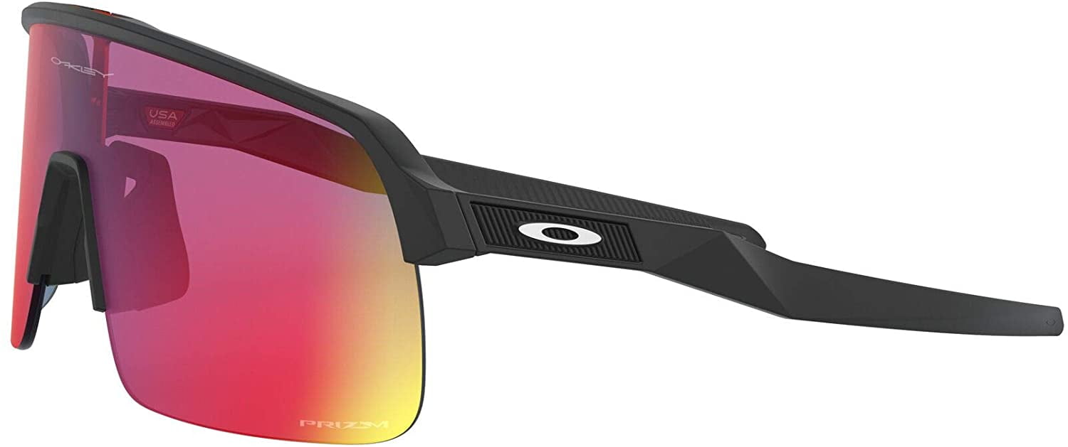 Oakley Mens Oo9463a Sutro Lite Low Bridge Fit Rectangular Sunglasses Matte Black/Prizm Road 39 Millimeters