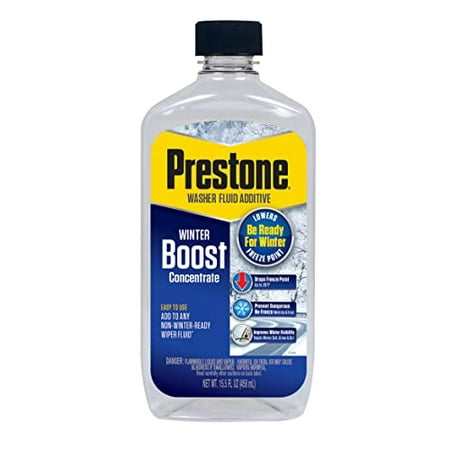 Prestone AS240 Windshield Washer Fluid Booster De-Icer Additive - 15.5 oz.