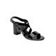 thumbnail image 1 of Sandalia con Tacón Exterior Sintético Color Negro De Charol Para Mujer De RBCOLLECTION, 1 of 2