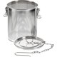 thumbnail image 2 of 1pc Stainless Steel Seasoning Soup Brine Basket Seasoning Bag Gravy Soup Taste Spice Bag Box (14x15 Silver), 2 of 4