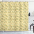 thumbnail image 1 of Ambesonne Japanese Shower Curtain, Nature Chrysanthemum, 69"Wx84"L, Sage Green Pale Mustard, 1 of 3