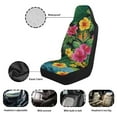 thumbnail image 6 of Yuyamidu Tropical Hibiscus Car Seat Covers Front Seats Only Palm Leaves Car Front Seat Protective Cover Waterproof Seat Covers for Cars Trucks SUVs Auto Interior Accessories, 6 of 7