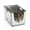 Narrow Side Entry, variant on Ptlom Large Stainless Steel Litter Box with 11.8'' High Sides Leak Proof