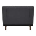 thumbnail image 5 of A&D Home Springfield Polyester Convertible Futon Chair, Dark Gray, 5 of 21
